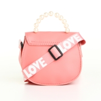 Сумка детская для девочки на клапане &laquo;Выбражулька&raquo;, цвет коралл