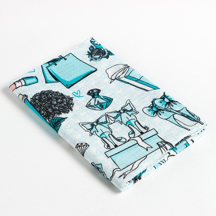 Набор для сауны Этель Набор для сауны Этель "Mint mood" парео с бантиком+полотенце 80х150 см+повязка,100% хл