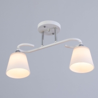 Люстра "Либерти" 2х60Вт Е27 Белый 44х12х25см