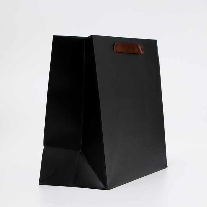 Пакет ламинированный горизонтальный &laquo;Черный&raquo;, ML 27 &times; 23 &times; 11.5 см