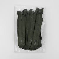 Молния &laquo;Трактор&raquo;, №8, разъёмная, замок автомат, 100 см, цвет хаки, цена за 1 штуку