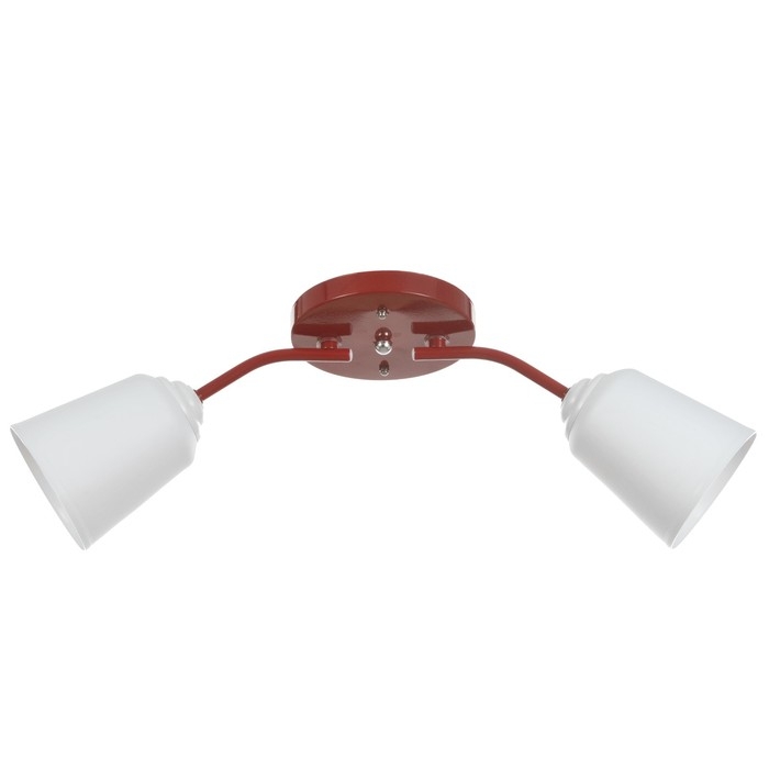 Люстра Люстра "Онлайн" (цил.) 2х15Вт Е27 МОДЕЛЬ:BR 00285 красный 50х15х15см