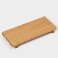 Блюдо для подачи на ножках Adelica &laquo;Евразия&raquo;, для суши и роллов, 35&times;15&times;5,5 см, массив берёзы