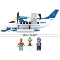 Конструктор Полиция &laquo;Гидроплан&raquo;, 380 деталей