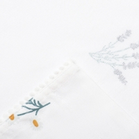 Комплект штор для кухни с подхватами Этель "Полевые цветочки", 150х180 см - 2 шт,  рогожка 176 г/м2