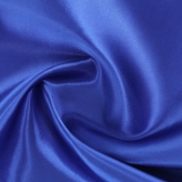 Лоскут для рукоделия, атлас однотонный синий, 50 &times; 50 см