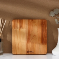 Тарелка Adelica &laquo;Классика&raquo;, 19&times;19&times;1,8 см, пропитана минеральным маслом, берёза