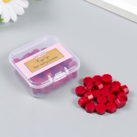 Сургуч в гранулах в коробочке "Восьмигранник" вишневый 25 гр 2х5,5х5,5 см Сургуч в гранулах в коробочке "Восьмигранник" вишневый 25 гр 2х5,5х5,5 см