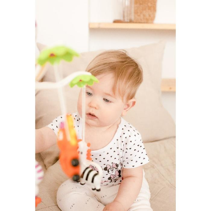 Мобиль музыкальный на кроватку «Зоопарк», на батарейках, Крошка Я Мобиль музыкальный на кроватку «Зоопарк», на батарейках, Крошка Я