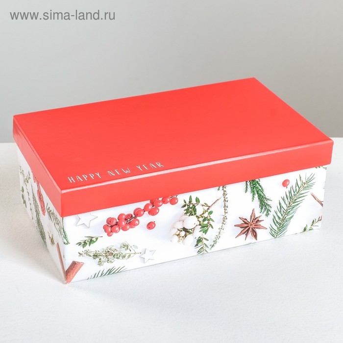 Набор подарочных коробок 6в1 &laquo;Стильный&raquo;, 20 х 12,5 х 7,5 - 32,5 х 20 х 12,5 см , Новый год