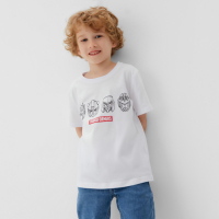 Футболка детская "Трансформеры ", рост 122-128, белый