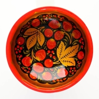 Фруктовница на ножке «Хохлома» Фруктовница на ножке «Хохлома»