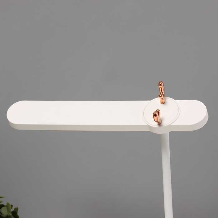 Настольная лампа Настольная лампа "Ренди" LED 4Вт USB АКБ белый 11х23 см