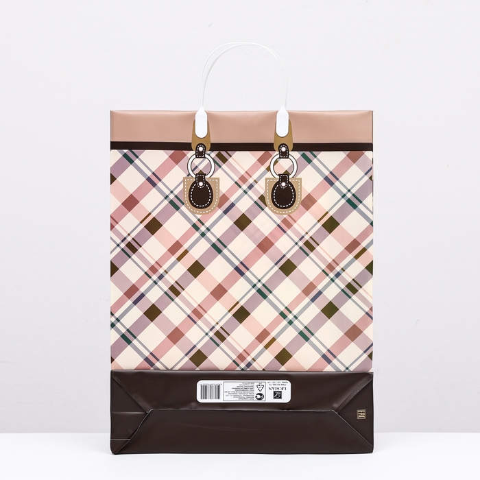 Пакет "Стиль", мягкий пластик, 42х32 см 100, мкм