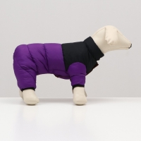 Комбинезон "Умка", размер 10 (ДС 25 см, ОГ 34 см, ОШ 24 см), чёрно-фиолетовый Комбинезон "Умка", размер 10 (ДС 25 см, ОГ 34 см, ОШ 24 см), чёрно-фиолетовый