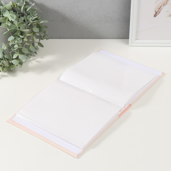 Фотоальбом на 200 фото 10х15 см,  пластик. листы  "SPb city art: pink"