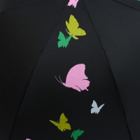 Зонт женский механический «Яркие бабочки», 8 спиц, d=95, цвет чёрный Зонт женский механический «Яркие бабочки», 8 спиц, d=95, цвет чёрный