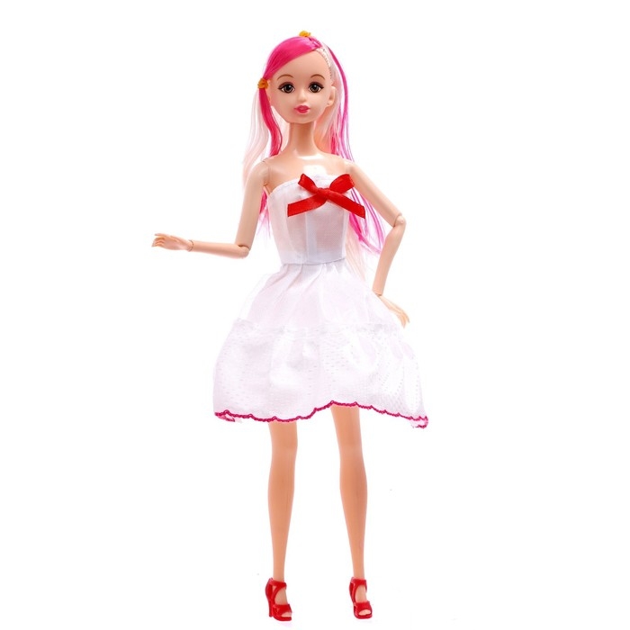 Кукла шарнирная &laquo;Лиза&raquo; с набором платье, обуви и аксессуарами
