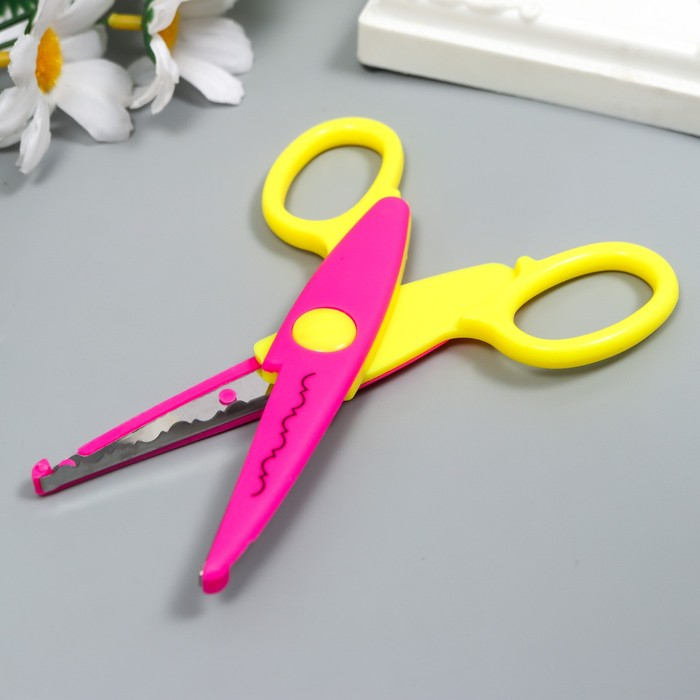 Ножницы рельефные Ножницы рельефные "Цветик", (набор 6 шт) 13 см