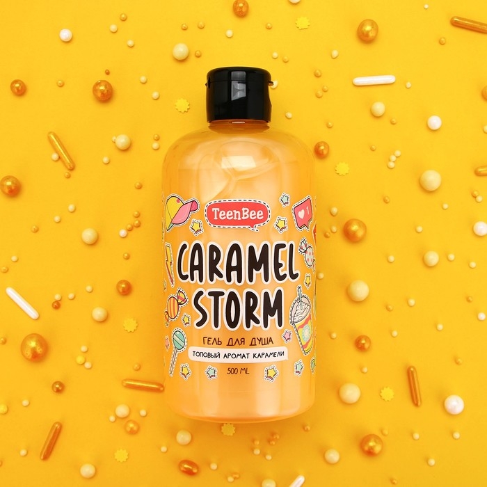 Гель для душа, увлажнение, 500 мл, аромат карамели, TeenBee