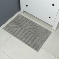 Коврик для дома Доляна &laquo;Валенсия&raquo;, 50&times;80 см, цвет серый