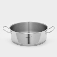 Кастрюля &laquo;Общепит. Шеф&raquo;, 6 л, d=28 см, h=10,3 см, капсульное дно, индукция