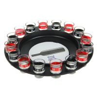 Алкогольная игра для компании "Пьяная Бутылочка", d-30 см, 16 стопок Алкогольная игра для компании "Пьяная Бутылочка", d-30 см, 16 стопок