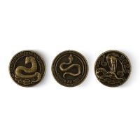 Монета новогодняя &laquo;Новогодняя&raquo; на Новый год, микс, диам. 2.5 см