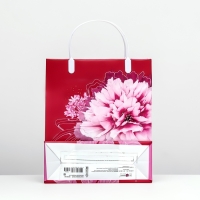 Пакет "Прекрасный букет", мягкий пластик, 26 х 22,5 х 8,5 см, 140 мкм Пакет "Прекрасный букет", мягкий пластик, 26 х 22,5 х 8,5 см, 140 мкм