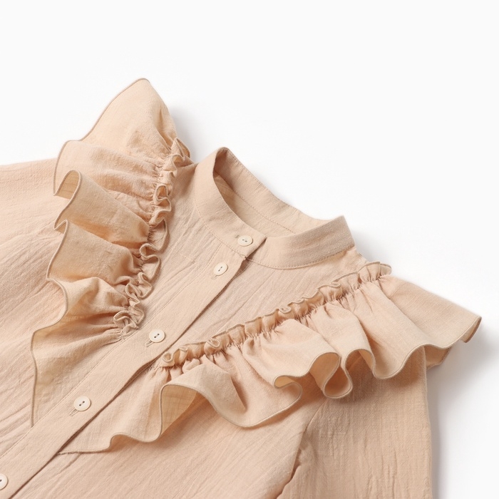 Блузка для девочки MINAKU цвет светло-бежевый, рост 146 см