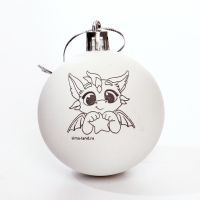 Ёлочные шары под раскраску на новый год &laquo;Загадай желание&raquo;, 2 шт, новогодний набор для творчества