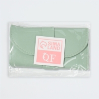 Набор маникюрный «Люси», 10 предметов, кожзам-чехол, цвет ментоловый Набор маникюрный «Люси», 10 предметов, кожзам-чехол, цвет ментоловый