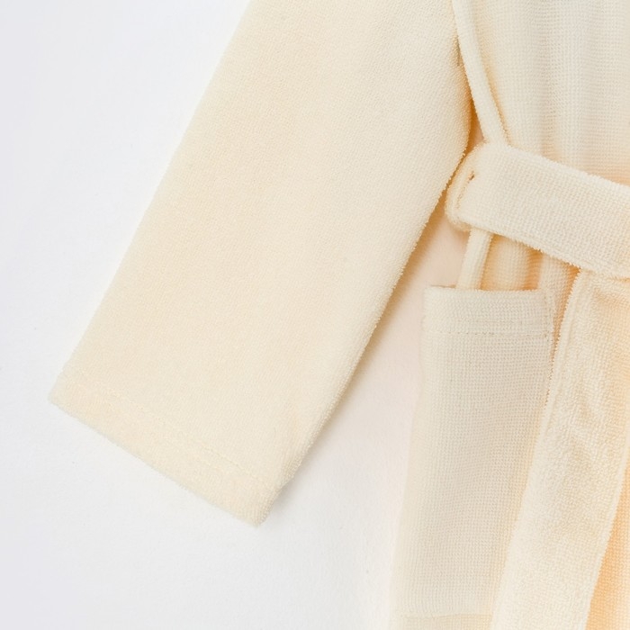 Халат махровый детский Халат махровый детский "Единорог", р-р 30, цв.молочный 340 г/м2 хл.100% с AIRO