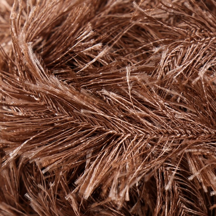 Пряжа "Samba" 100% полиэстер 150м/100гр (199  коричневый)