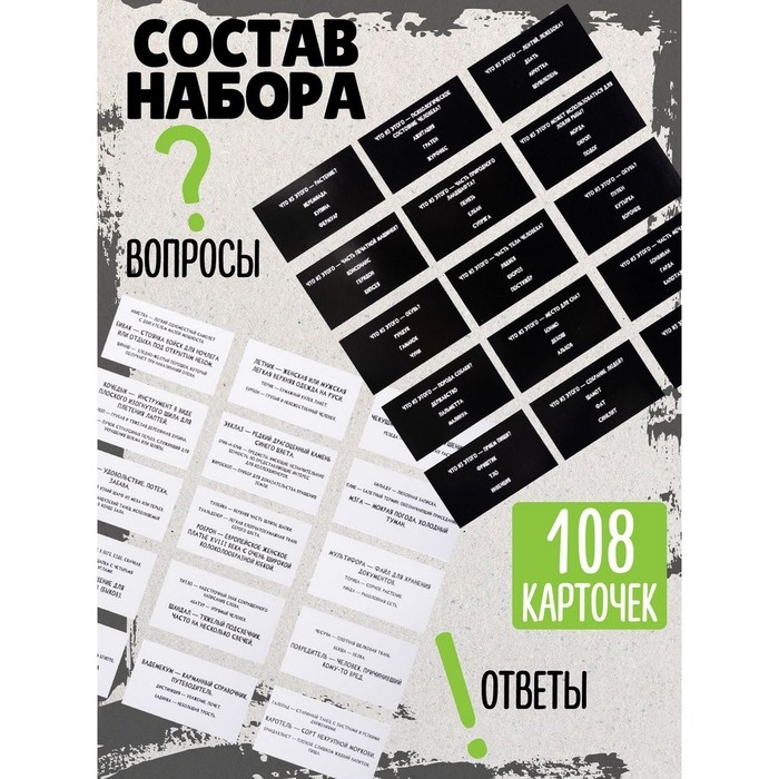 Игра настольная «Сумбурный квиз. Что это за слово» Игра настольная «Сумбурный квиз. Что это за слово»