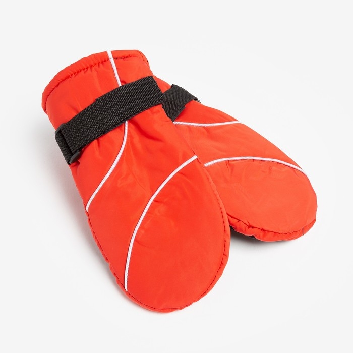 Варежки зимние детские MINAKU, цв.красный, р-р 16 (18 см) Варежки зимние детские MINAKU, цв.красный, р-р 16 (18 см)