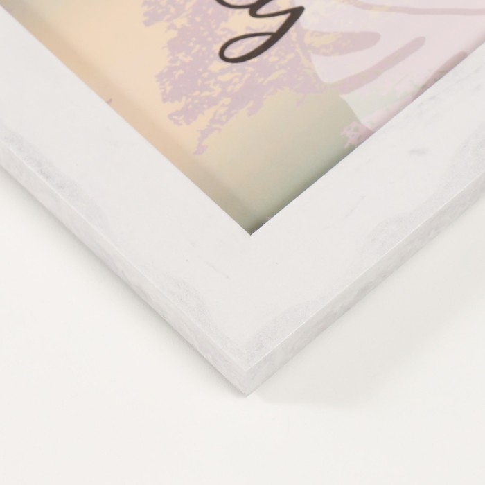 Фоторамка МДФ на 6 фото 10х15 см, 10х10 см Фоторамка МДФ на 6 фото 10х15 см, 10х10 см "Загадка" белая 33х47,8х1,1 см