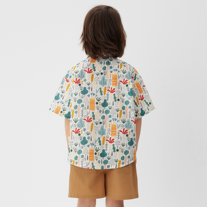 Рубашка для мальчика KAFTAN "Лес", р.34 (122-128)