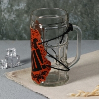 Кружка стеклянная пивная «Ёрш», 500мл Кружка стеклянная пивная «Ёрш», 500мл