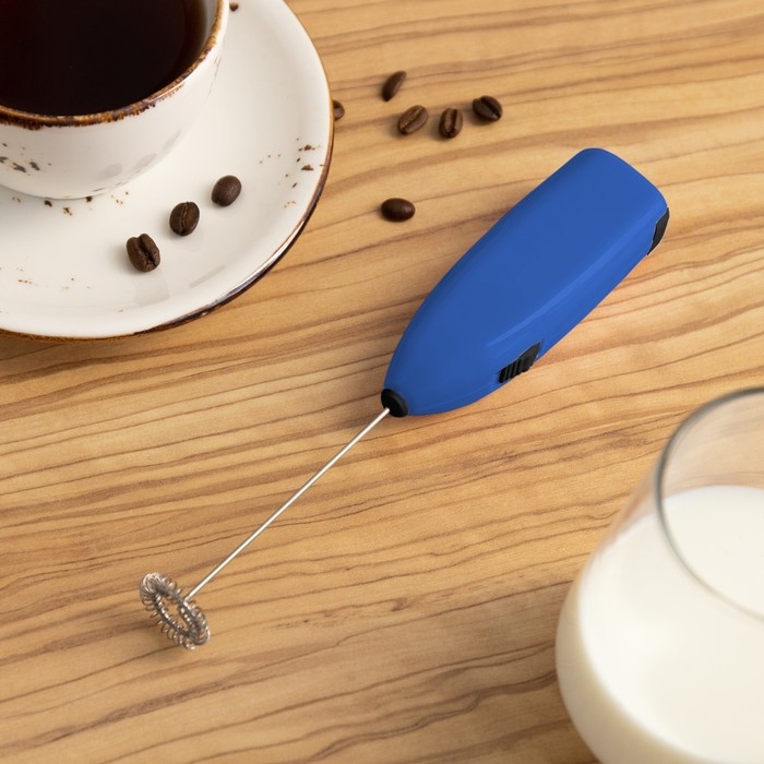 Капучинатор погружной Luazon LMR-07, от 2АА не в компл., цвет синий Капучинатор погружной Luazon LMR-07, от 2АА не в компл., цвет синий