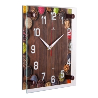 Часы настенные, интерьерные "Специи", бесшумные, 25 х 25 см Часы настенные, интерьерные "Специи", бесшумные, 25 х 25 см