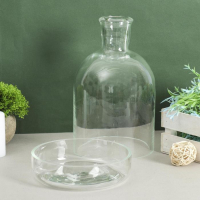 Ваза "Мини-флорариум" 28х18 см, 3л 2286 прозрачная Ваза "Мини-флорариум" 28х18 см, 3л 2286 прозрачная