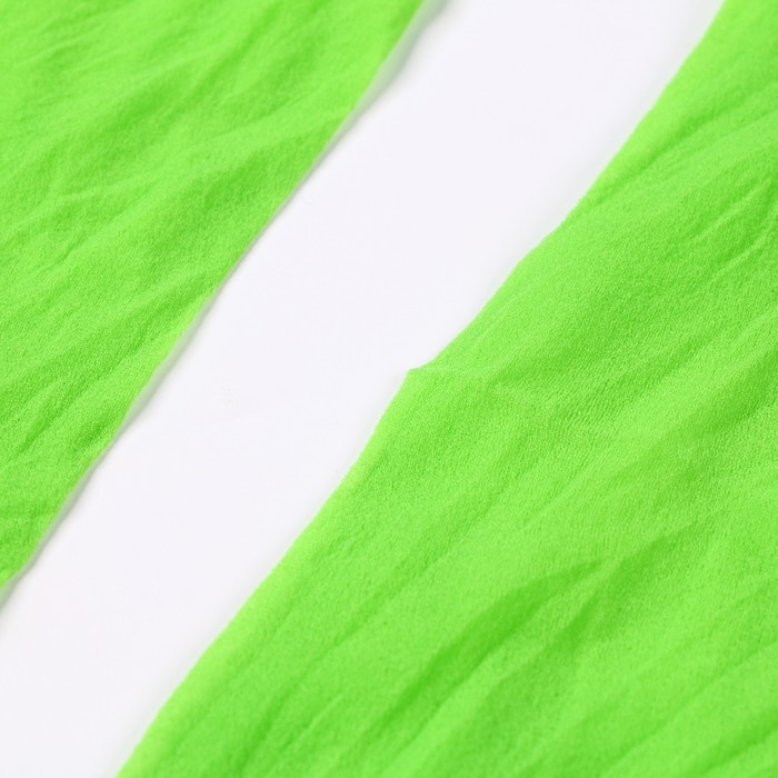 Капрон для кукол и цветов, набор 4 шт., размер 1 шт. &mdash; 45 &times; 6 см, цвет салатовый