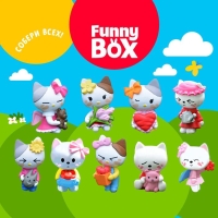 Набор для детей Funny Box &laquo;Котик&raquo; Набор: радуга, инструкция, наклейки, МИКС