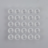 Колпачки для краски, d = 17 мм, набор - 25 шт, цвет прозрачный