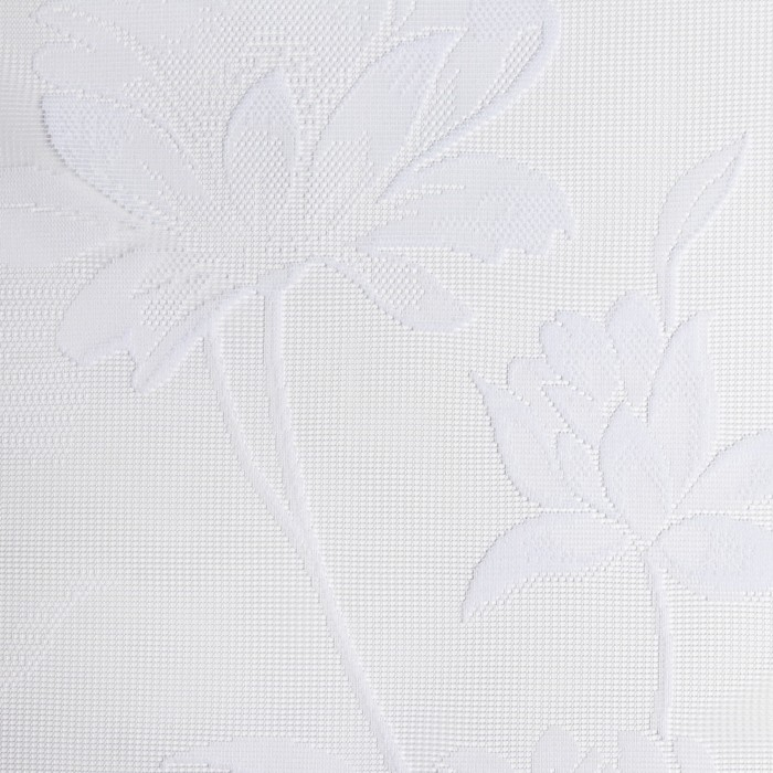 Тюль на кухню со шторной лентой, 160х260 см, цвет белый, 100% полиэстер