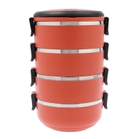 Ланч-бокс "Доляна", 2 л, сохраняет тепло 3 ч, 14 х 26 см,  коричневый