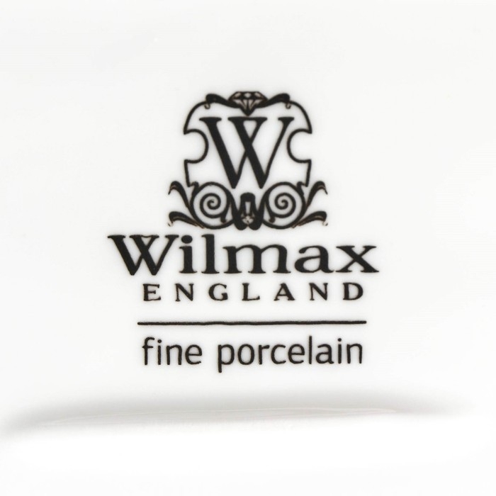 Блюдо фарфоровое Wilmax, 21,5&times;13,5 см, цвет белый