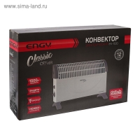 Обогреватель ENGY EN-1500A classic, конвекторный, 1500 Вт, 20 м&sup2;, белый