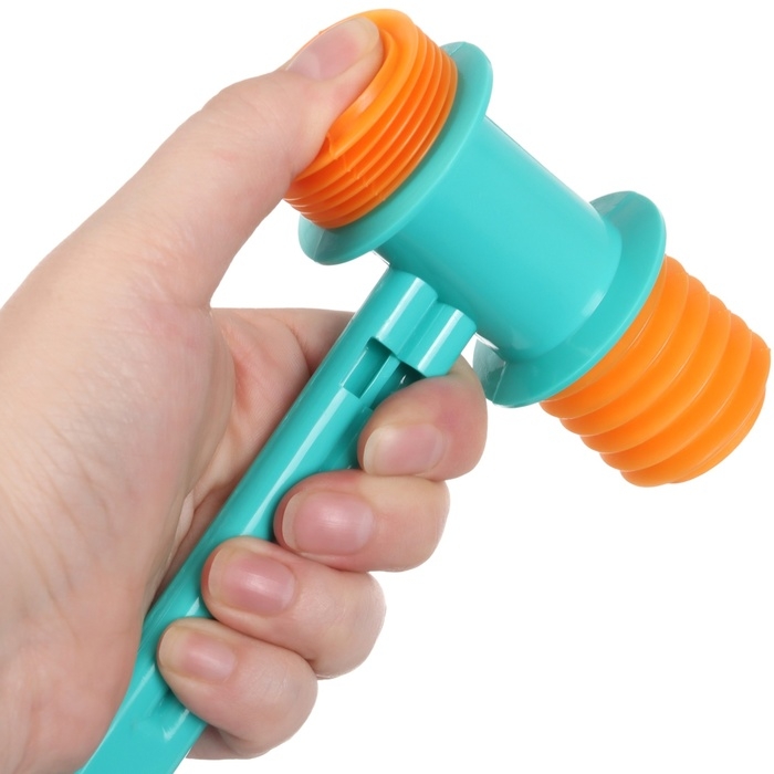 Погремушка &laquo;Молоток&raquo; озвученный, цвет МИКС, Аэлита